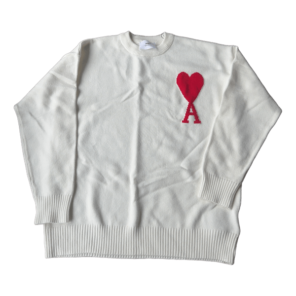 Ami paris white sweater