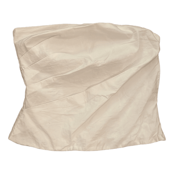 Hvid stropløs top