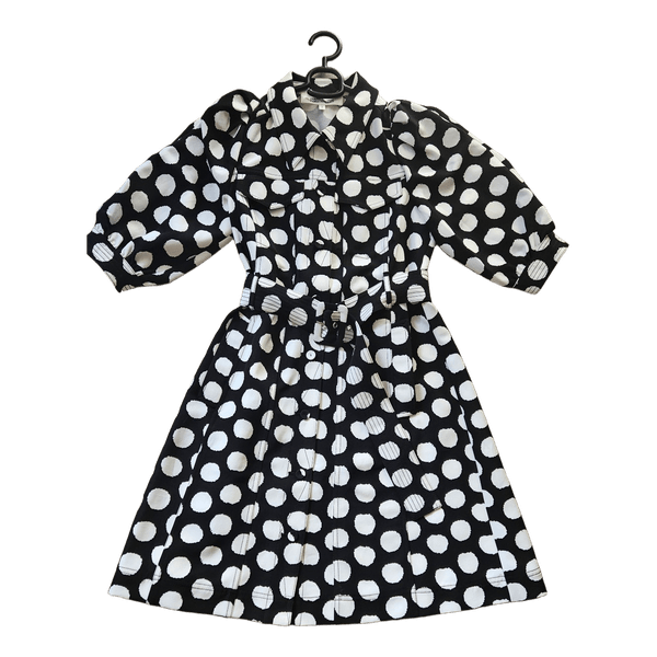 Diane Von Furstenberg Black polka dot dress