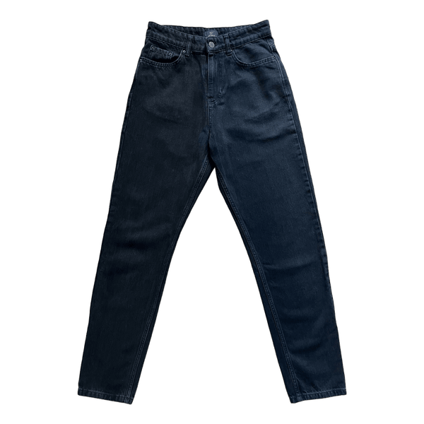 Black denim jeans