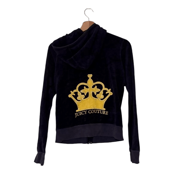 Juicy Couture veloursjacke Marineblau