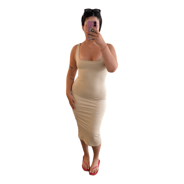 Beige ribimekko