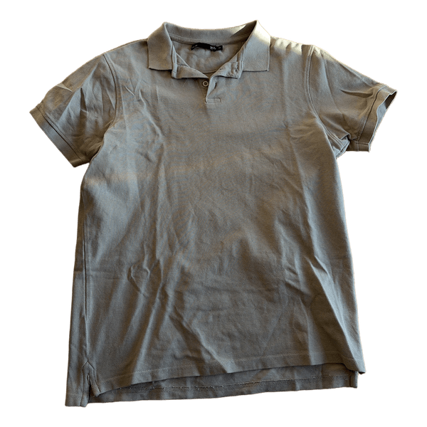 Grå polo t-shirt