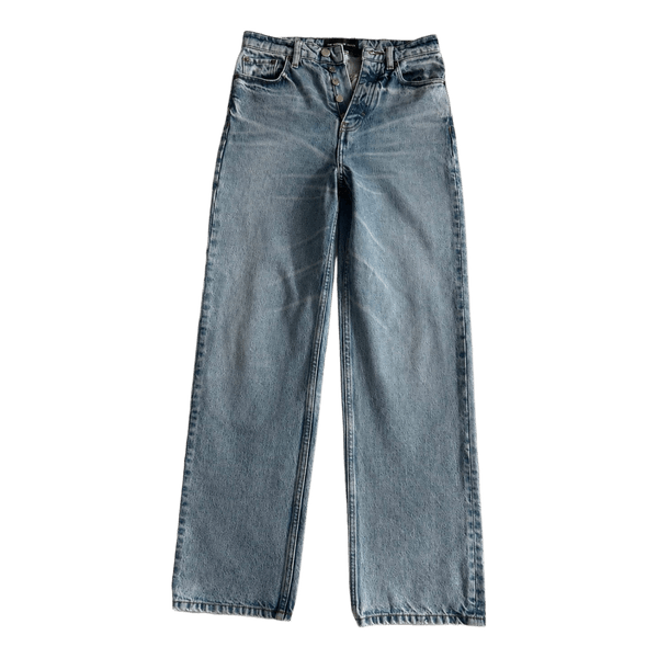 Blue straight jeans