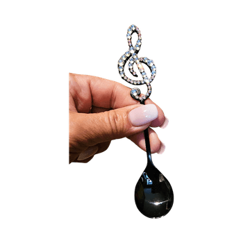 Decorative musical note spoons