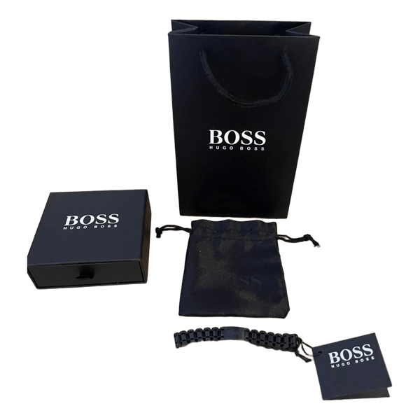 Black Hugo Boss bracelet