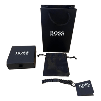 Black Hugo Boss bracelet