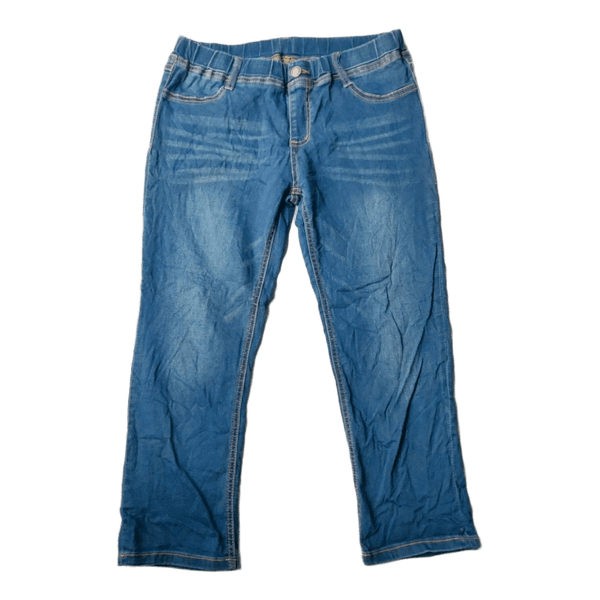 Jeggings-farkucaprit / Stretch-caprit - Siniset - Koko L