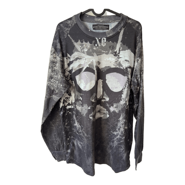 Langærmet t-shirt med print