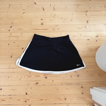 Black sports skort with shorts