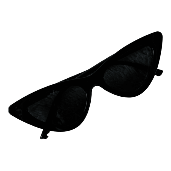 Black cat-eye sunglasses