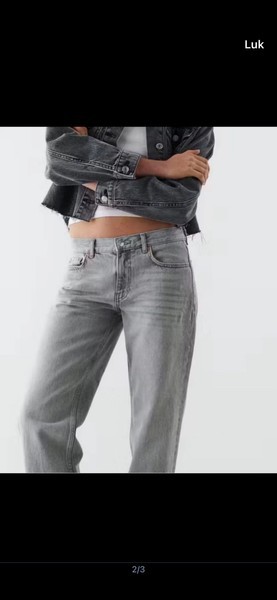 Grå jeans