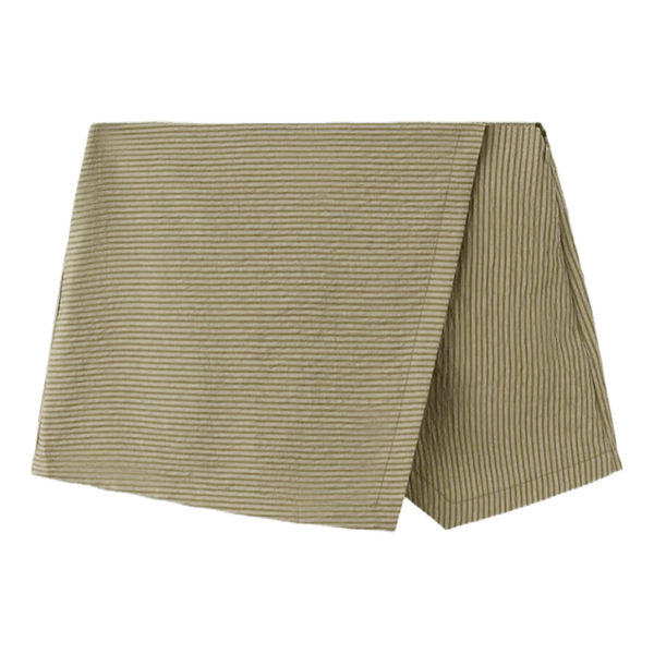 Stribede shorts/nederdel mango