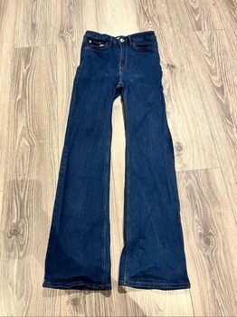Blue denim jeans