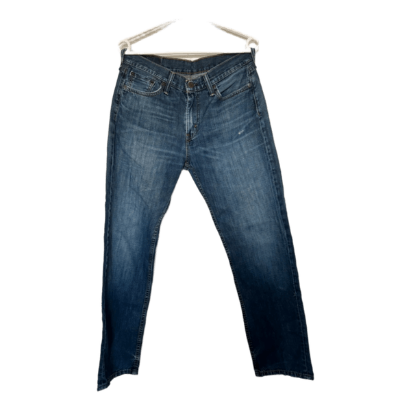 Blue straight jeans