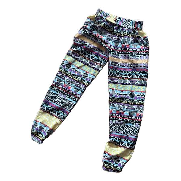 Atmosphere geometric print trousers
