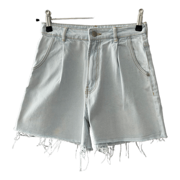 ZARA High-Waisted Denim Shorts - Size 34 (XS)