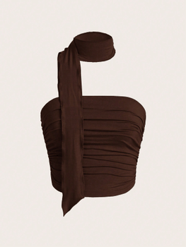 Ruched knitted top