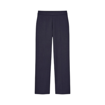 Uniqlo Navy straight leg trousers