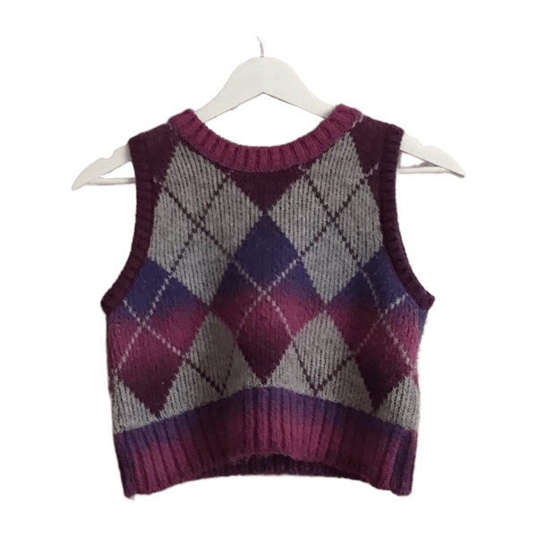 Collision cardigan