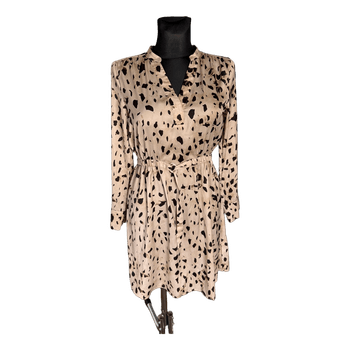 Beige pattern dress