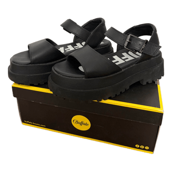 Buffalo platform sandals