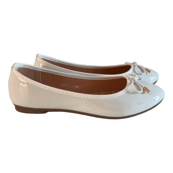 Hvide ballerina sko