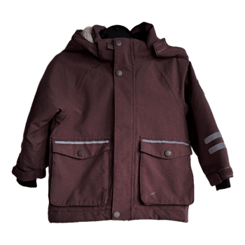Brown children winter jacket