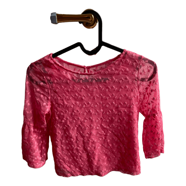 Rosa spetstopp H&M