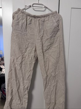 Beige Leinenhose H&M