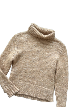Beige mohairneule M