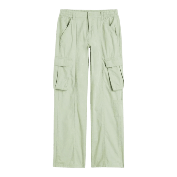 Light green cargo trousers