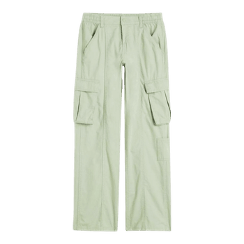 Light green cargo trousers
