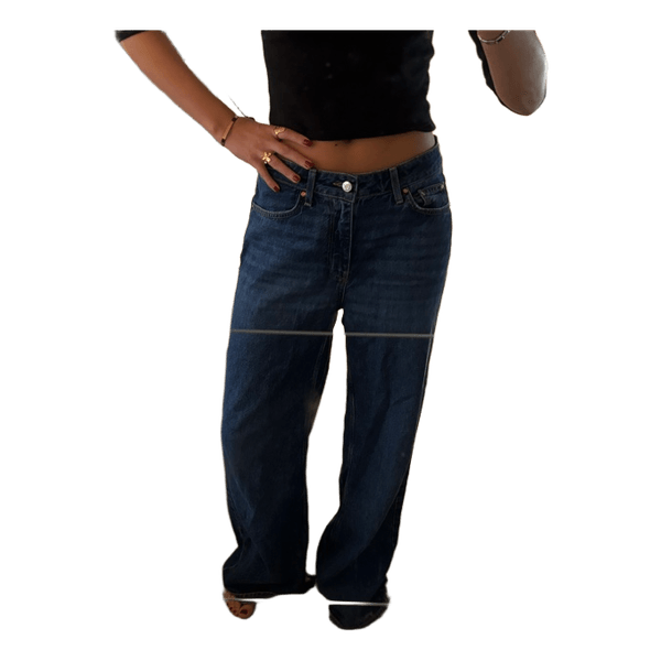 Blå wide leg jeans
