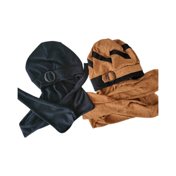 Naisten villainen huivi-hattu setti