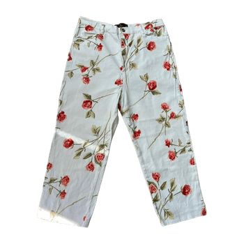 Fendi cropper trousers M
