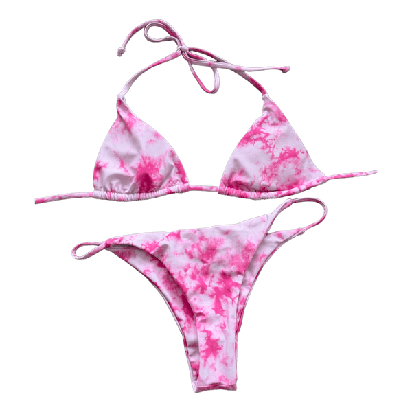 Roosa bikiinikomplekt
