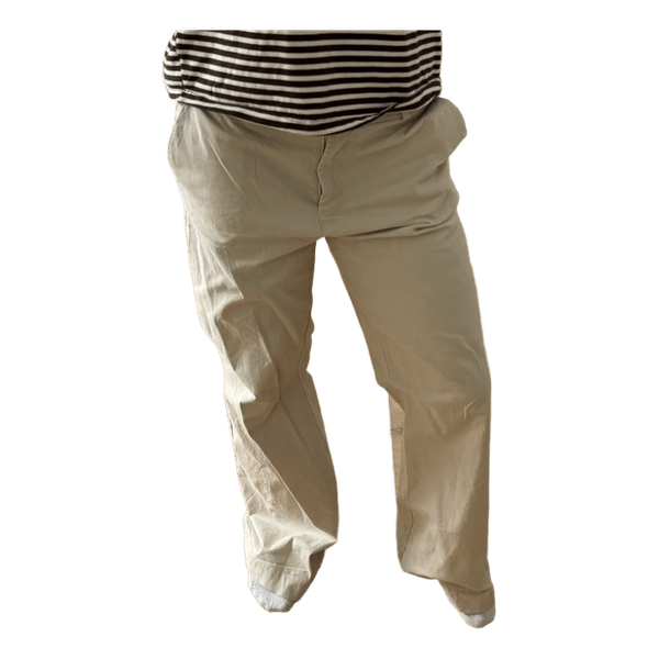 Beige trousers