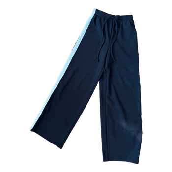 New black wide leg trousers