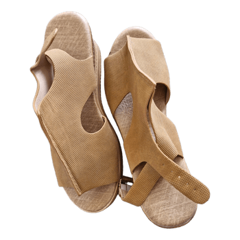 Sandales neuf  à plateforme beiges