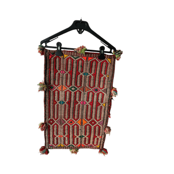 Embroidered decorative pillow