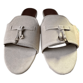 Loro Piana suede sandals