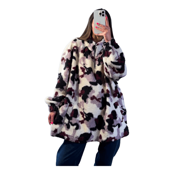 Papaya Long Teddy Fleece