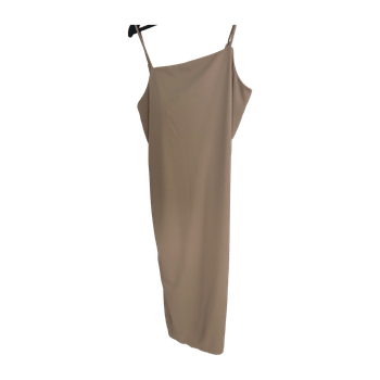 Beige sleeveless dress