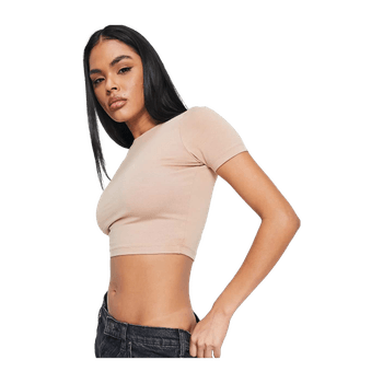 Fitted crop t-shirt
