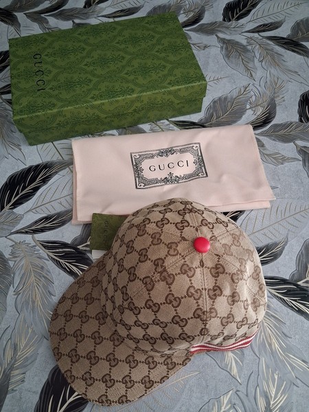 Casquette Gucci logo beige