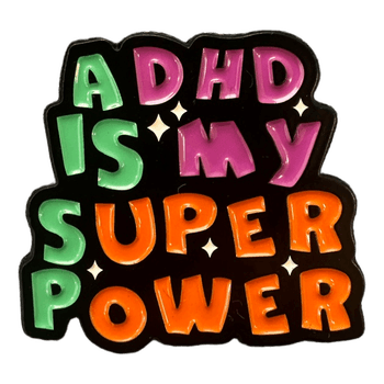 Adhd enamel pin