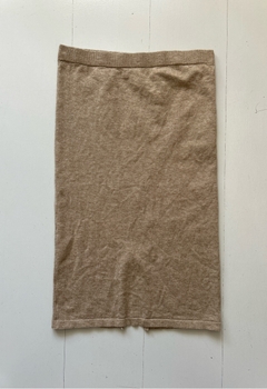 VILA Beige Knit Skirt