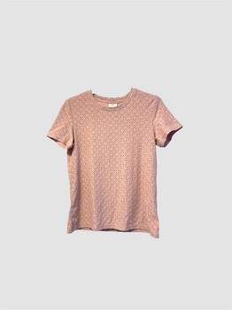 Pink eyelet t-shirt