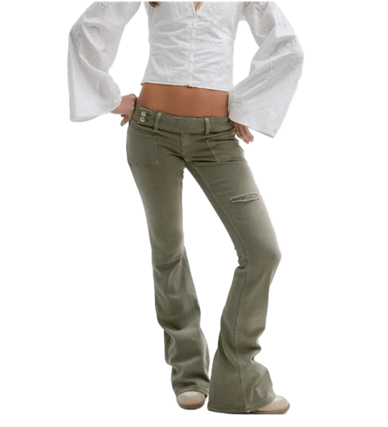 Lågmidjade jeans